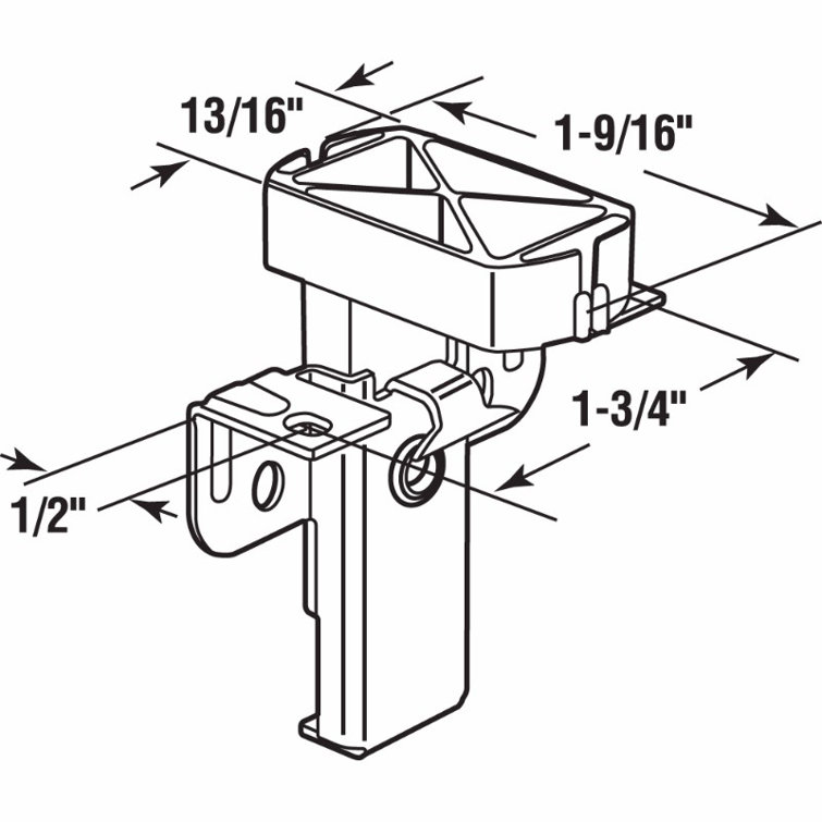 PrimeLine Sliding Mirror Closet Door Top Guide Wayfair.ca